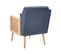 Fauteuil Bleu Orum