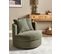 Fauteuil Vert Foncé Dalby