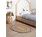 Tapis Ovale En Jute Multicolore 70 X 100 Cm Perewi