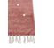 Tapis 140 X 200 Cm En Coton Rouge Clair Astaf