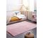 Tapis En Coton 140 X 200 Cm Rose Caparli