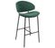 Tabouret De Bar Set De 2 Tissu Vert Foncé Kiana