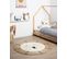 Tapis Rond D 120 Cm Beige Kovu