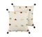 Lot De 2 Coussins Touffeté Coton Beige Clair Fussel