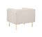 Fauteuil Beige Moen