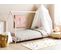 Lit Simple 90 X 200 Cm En Bois Rose Pastel Appy