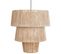 Lampe Suspendue En Paille Naturel Premat