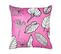 Lot De 2 Coussins Velours Rose Malva 45 X 45 Cm