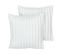 Lot De 2 Coussins Touffeté Blanc Rakya 45 X 45 Cm