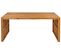 Table De Jardin 180 X 90 Cm Bois Solide Bois Clair Sulzano