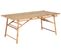 Table De Jardin 180 X 90 Cm Bois Solide Bois Clair Tindari