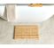 Tapis De Bain En Bois De Bambou Clair 53 X 36 Cm Bartow