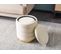 Lot De 2 Poufs Avec Rangement Beige Clair Garland