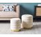 Lot De 2 Poufs Avec Rangement Beige Clair Garland