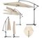 Parasol 350 Cm Avec Housse De Protection - Beige