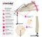 Parasol 350 Cm Avec Housse De Protection - Beige