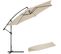 Parasol 350 Cm Avec Housse De Protection - Beige