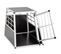 Cage De Transport Pour Chien Simple Dos Droit - 65 X 90 X 69,5 Cm