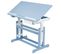 Bureau Réglable En Hauteur Et Inclinable 109x55x63-94cm - Bleu