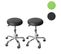 2x Tabouret Windhoek Pour Cabinet Médical / Salon De Beauté ~ Similicuir, Noir