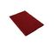 Tapis Shaggy 160x230 Rectangle Tissé Rouge Motif Uni Sg Loca