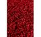 Tapis Shaggy 160x230 Rectangle Tissé Rouge Motif Uni Sg Loca