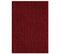 Tapis Shaggy 160x230 Rectangle Tissé Rouge Motif Uni Sg Loca