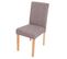 Lot De 2 Chaises De Séjour Littau ~ Tissu Gris, Pieds Clairs