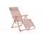 Lot 2 Fauteuils De Jardin Relax Pliants Luno Saumon   Creador®