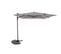 Parasol Déporté 2,5x2,5 M Carré Palm Beach Gris Clair   Bg®