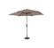 Parasol Droit Inclinable Ø 3 M Hexagonal Taupe Chiné   Royal Garden®