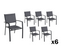 Lot De 6 Fauteuils De Jardin Claraac Gris   Creador®