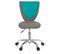 Chaise Pivotante Pour Des Enfants Kiddy Comfort Gris/turquoise