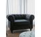 Fauteuil Gris Graphite Chesterfield