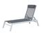 Chaise Longue En Aluminium Noir Catania Ii