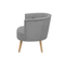 Fauteuil Gris Clair Odenzen