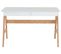 Table De Bureau 120 X 70 Cm Blanc Sheslay