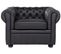 Fauteuil Cuir Noir Chesterfield