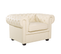 Fauteuil Cuir Beige Chesterfield
