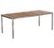 Table De Jardin 200 X 90 Cm Bois Solide Marron Viareggio