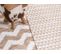 Tapis Beige En Coton Et Jute 160 X 230 Cm Tunceli