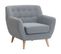 Fauteuil Gris Clair Motala