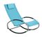 Chaise Longue Métal Turquoise Campo