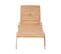 Chaise Longue Bois Bois Clair Cesana