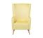 Velours Fauteuil Jaune Oneida