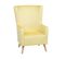 Velours Fauteuil Jaune Oneida