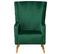 Velours Fauteuil Vert Foncé Oneida