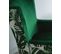 Velours Fauteuil Vert Foncé Oneida