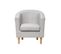 Fauteuil Gris Clair Holden