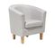 Fauteuil Gris Clair Holden